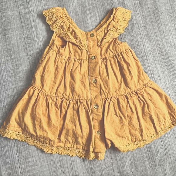 Mustard Dress Cut Out Designs - Picture 2 of 3